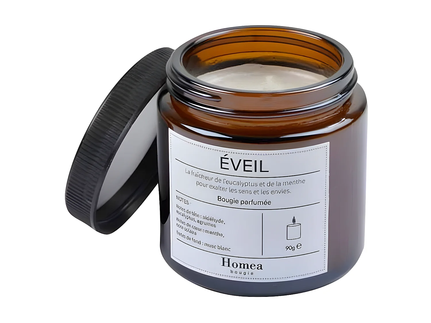 Bougie Verrine Parfumée "Apothicaire" 90g Éveil