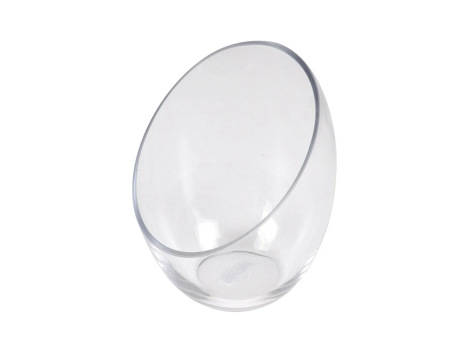 Photophore Design "Biseauté" 18cm Transparent