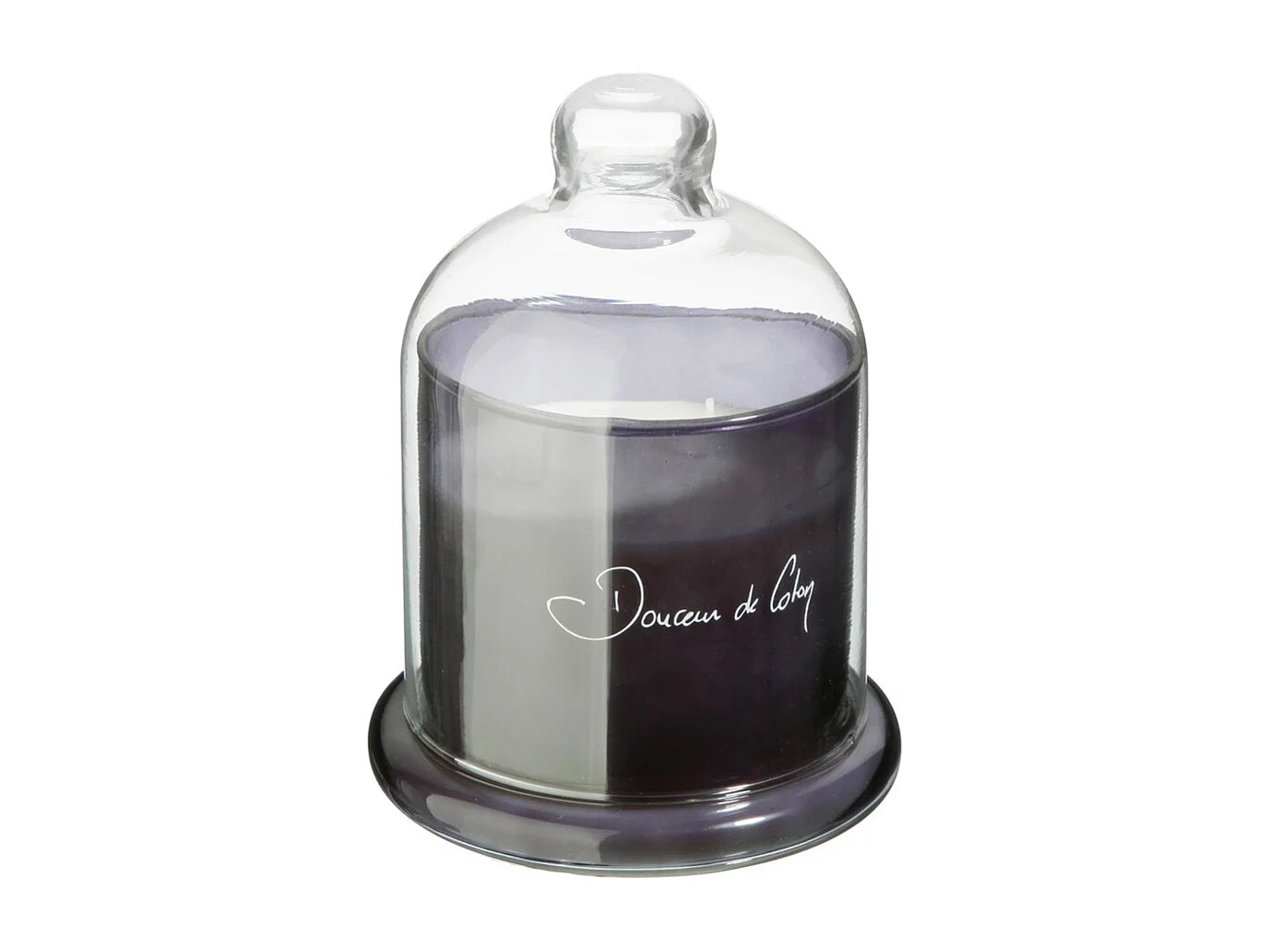 Bougie Parfumée sous Cloche "Loyd" 650g Douceur Coton