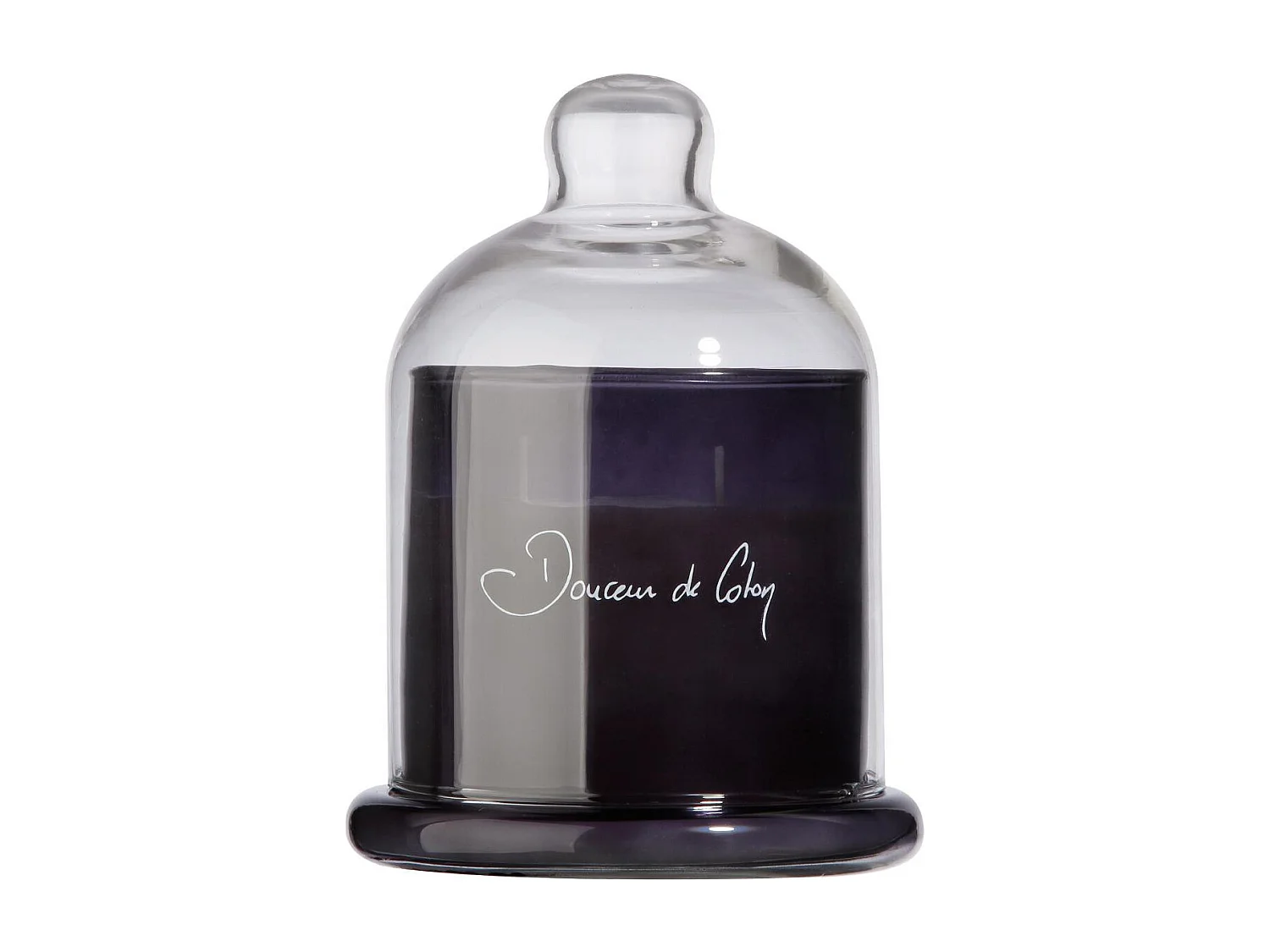 Bougie Parfumée sous Cloche "Loyd" 650g Douceur Coton