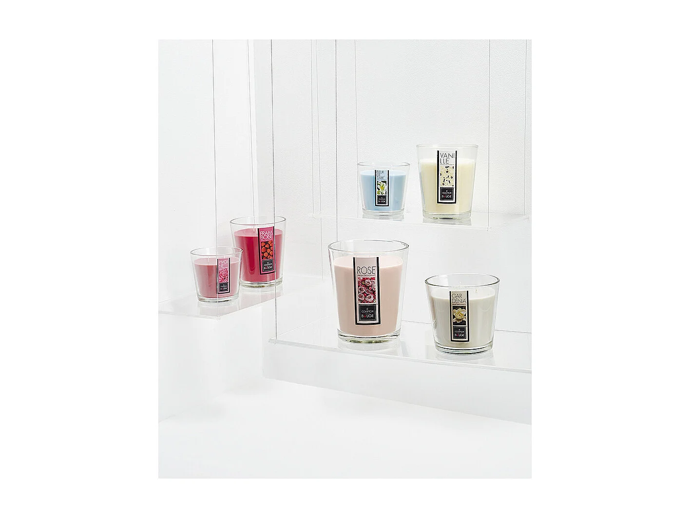 Bougie Parfumée "Nina" 500g Fleur Tiaré