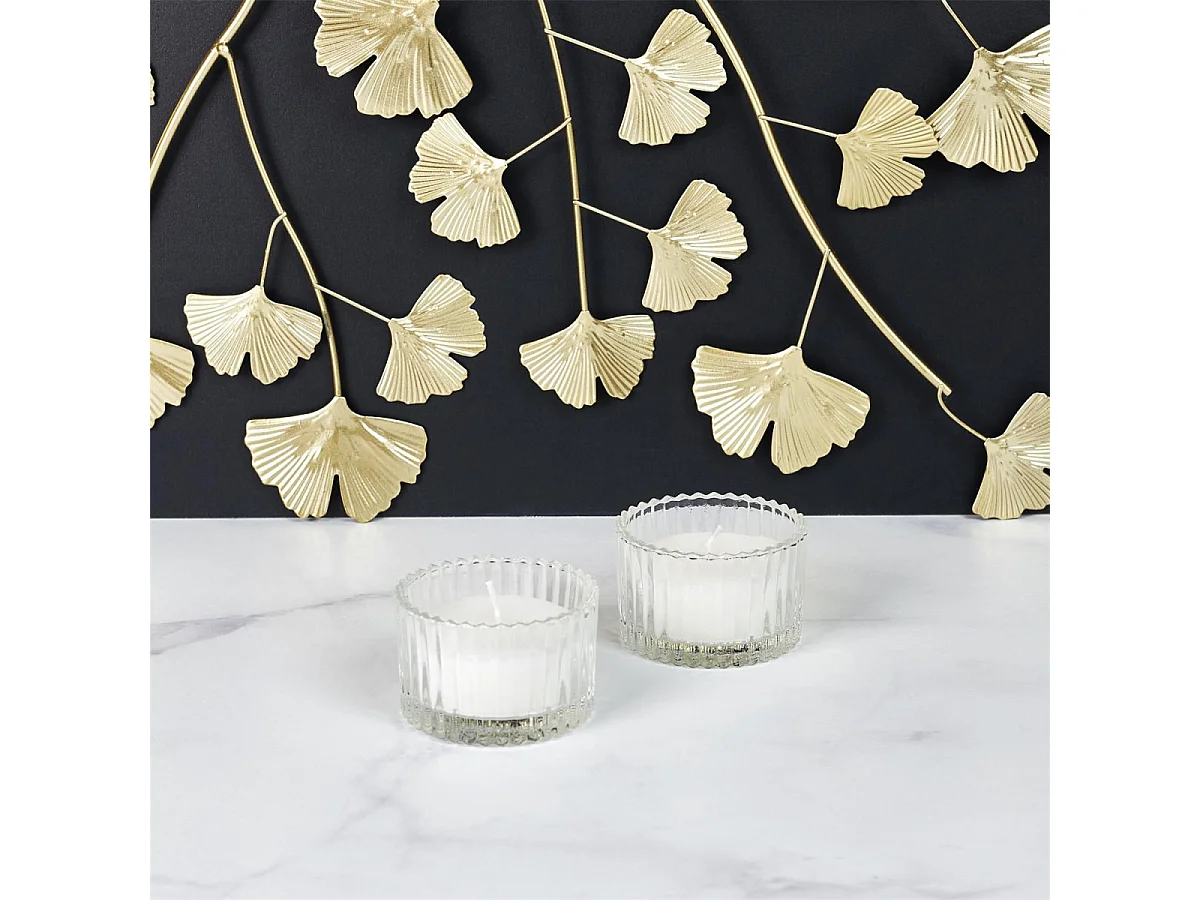 Bougie Parfumee X4 Coffret Parfumerie Blanc