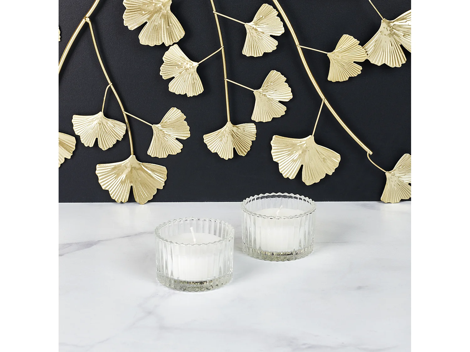 Bougie Parfumee X4 Coffret Parfumerie Blanc