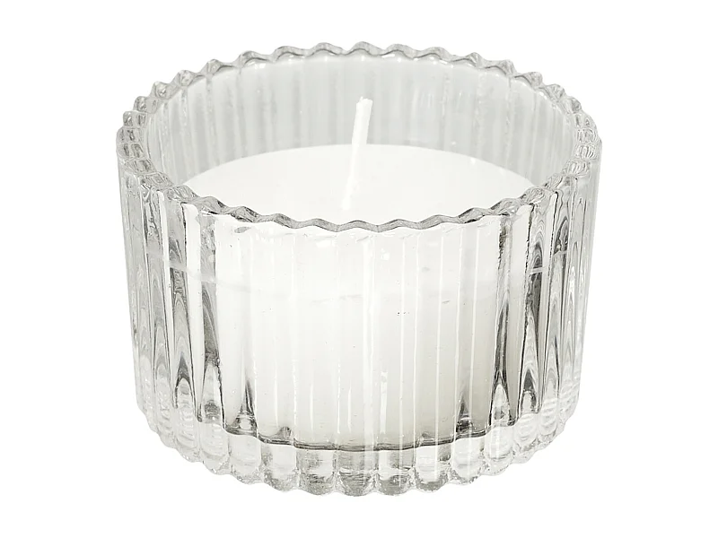 Bougie Parfumee X4 Coffret Parfumerie Blanc