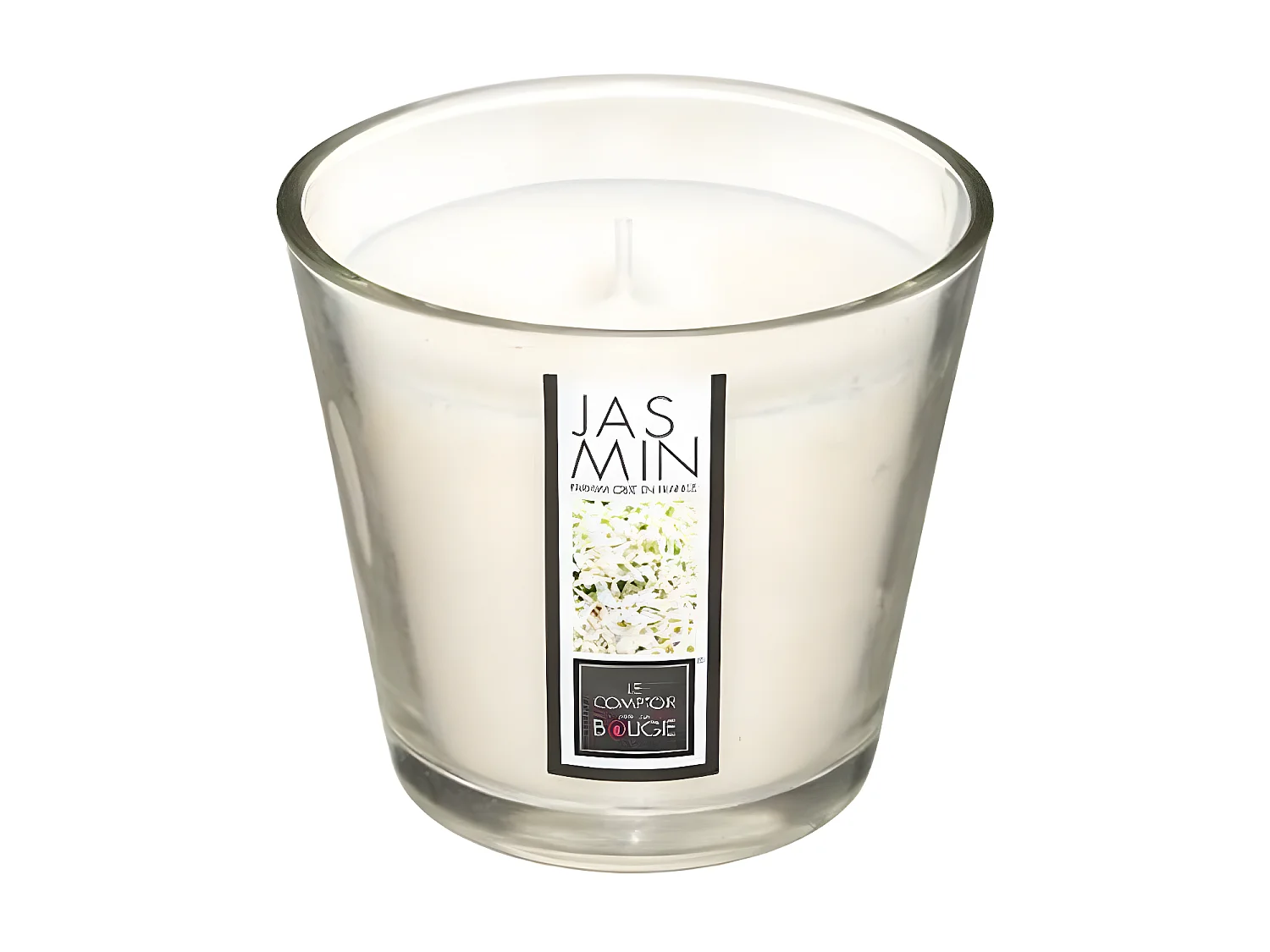 Bougie Parfumée en Verre "Nina" 190g Jasmin