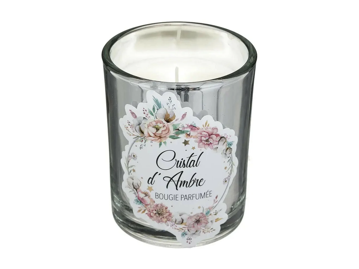 Bougie Parfumée "Souffle Polaire" 210g Cristal d'Ambre