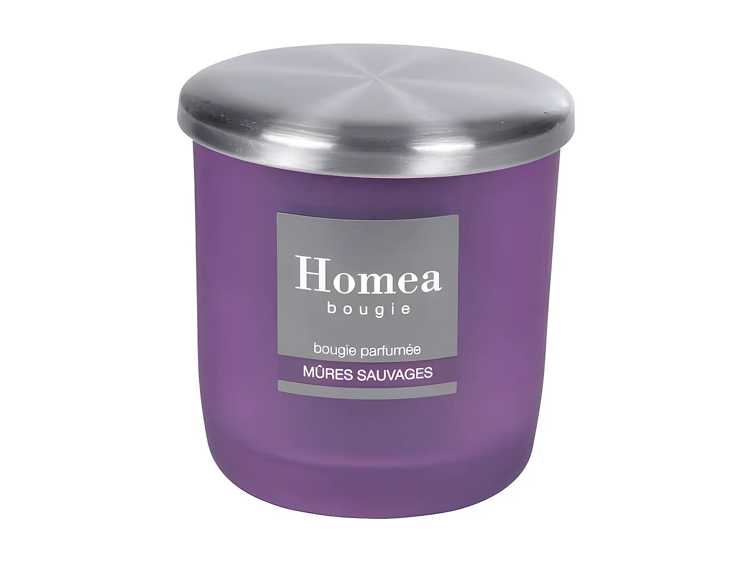 Bougie Parfumée Verrine "Tropical Fresh" 9cm Mûres Sauvages