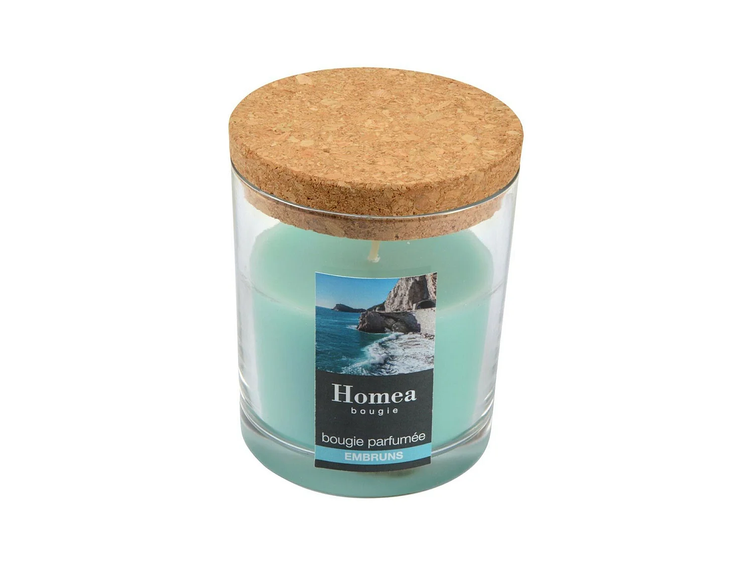 Bougie Verrine Parfumée "Essentiel" 8cm Embruns