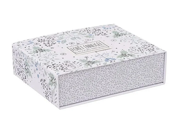 Lot de 6 Bougies Parfumées "Polaire" 240g Cristal d'Ambre