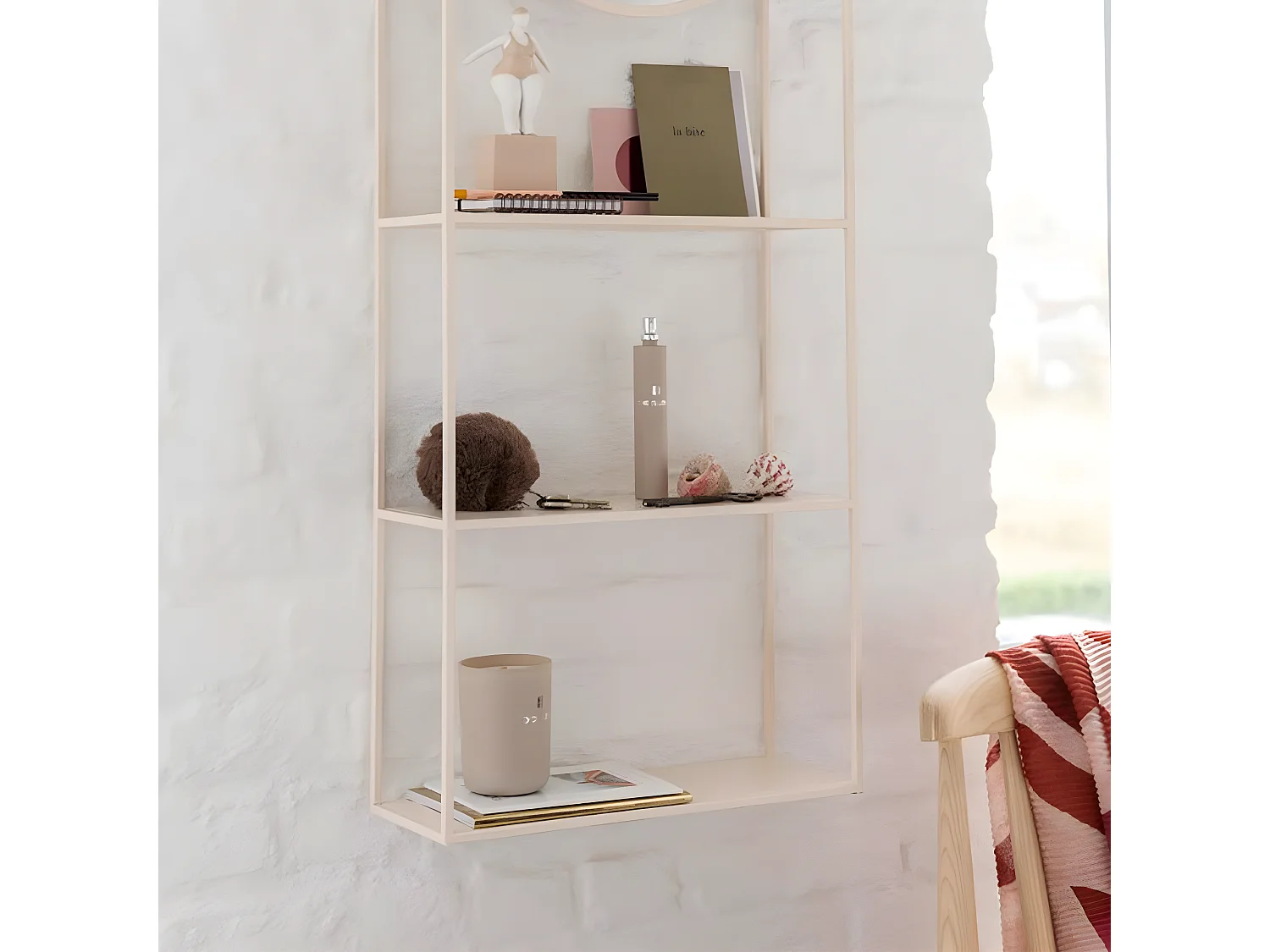 Vela perfumada de 40 horas en tarro de vidrio beige de 14x14x9.5 cm