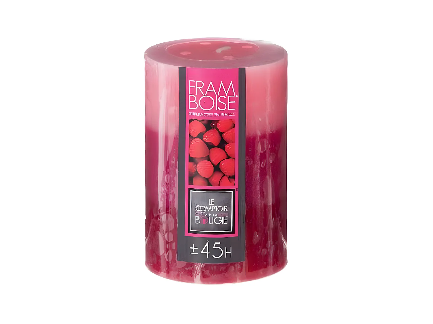 Bougie Parfumée Ronde "Trio" 310g Framboise