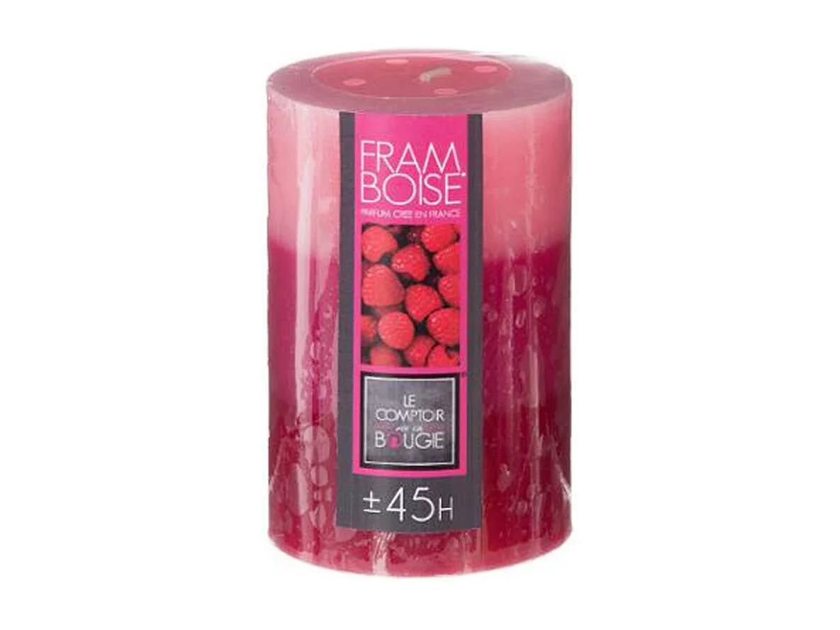 Bougie Parfumée Ronde "Trio" 310g Framboise