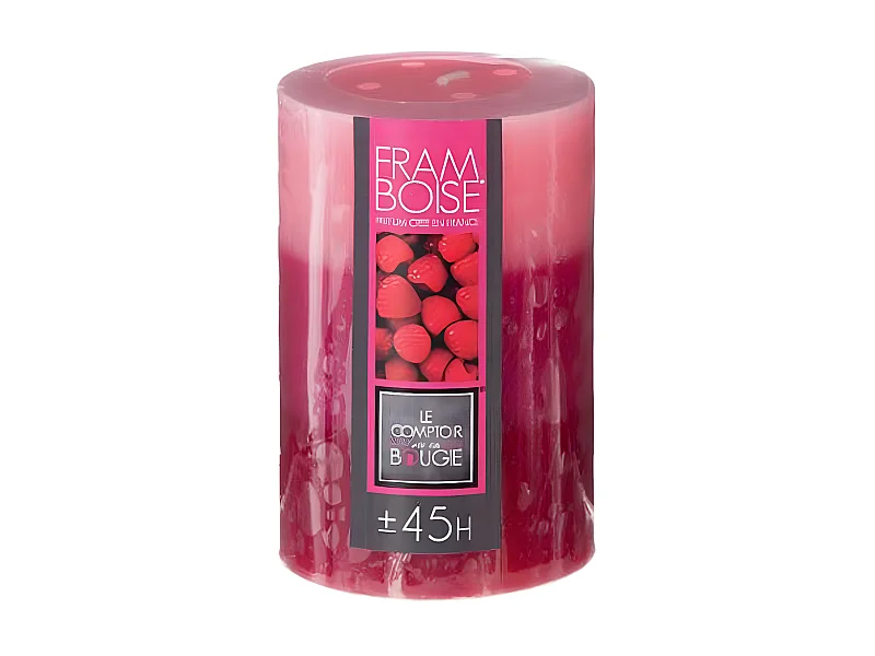 Bougie Parfumée Ronde "Trio" 310g Framboise