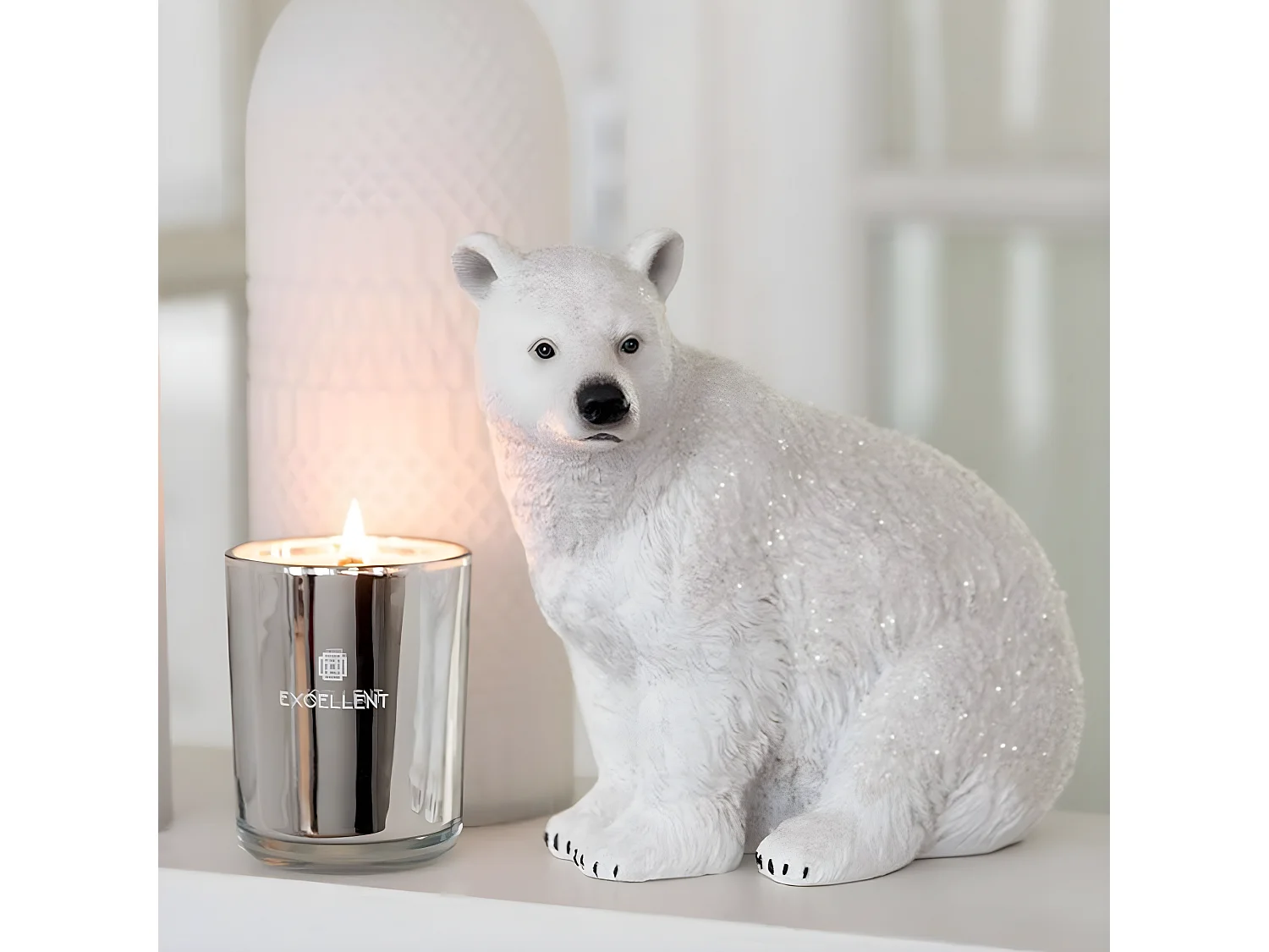 Bougie Parfumée en Verre "Excellent" 12cm Cotton Candy