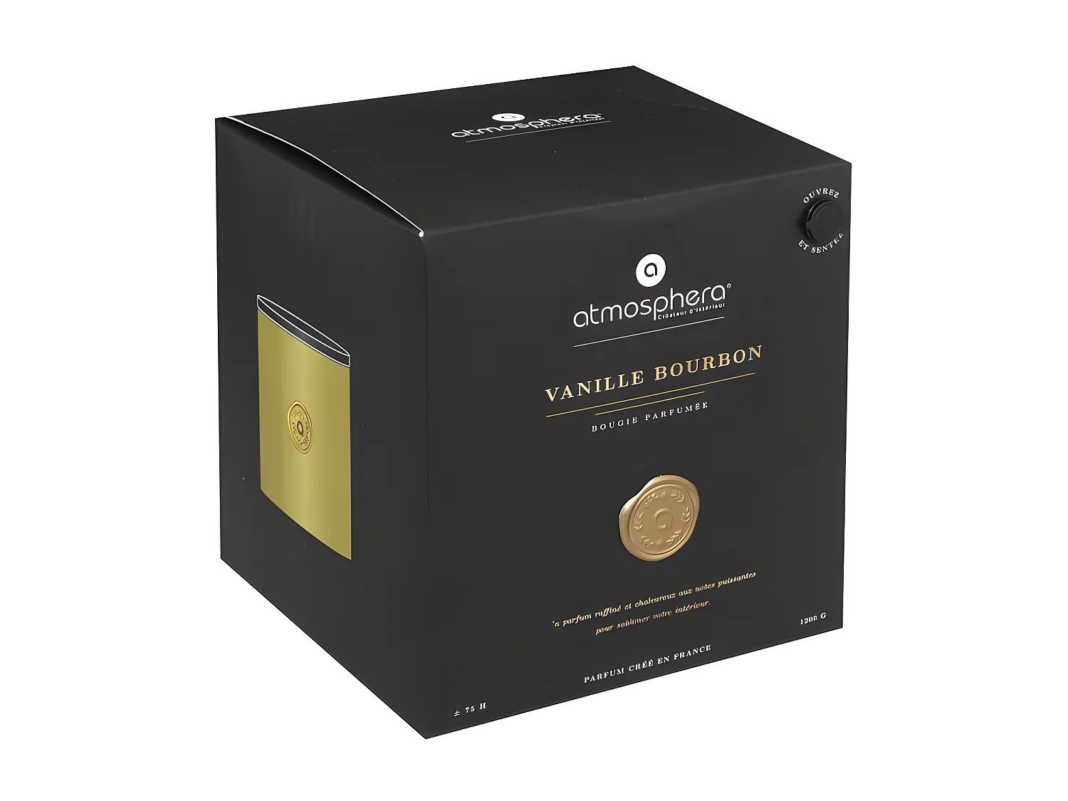 Bougie Parfumée "Enzo" 1200g Vanille Épicée