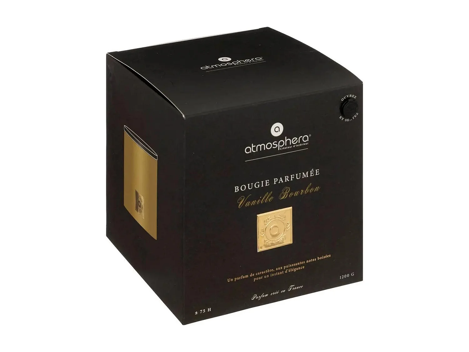 Bougie Parfumée "Enzo" 1200g Vanille Épicée
