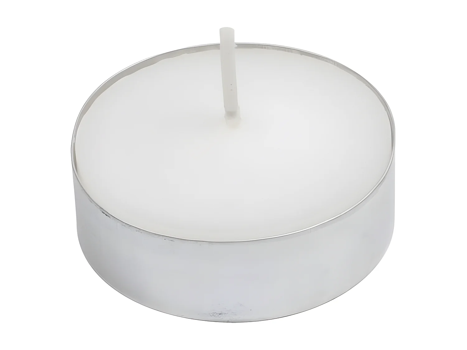 Lot de 50 Bougies Chauffe-Plat "Tentation" 3,8cm Blanc