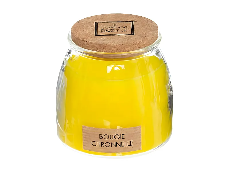 Bougie Parfumée en Verre "Lid" 230g Citronnelle