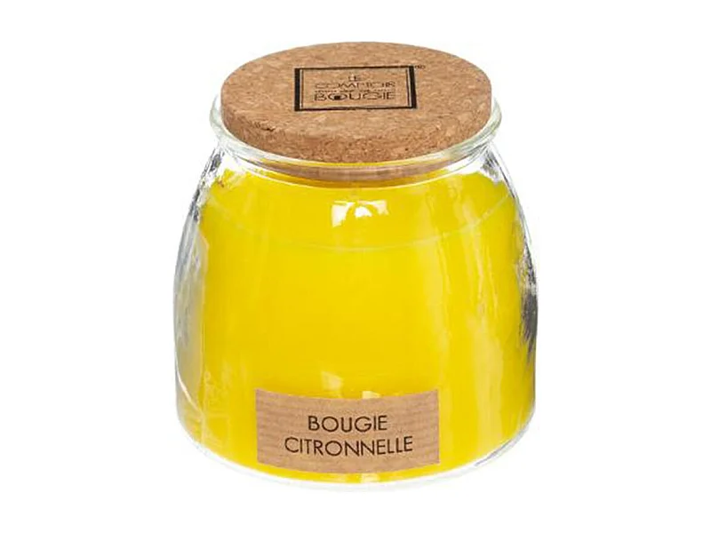Bougie Parfumée en Verre "Lid" 230g Citronnelle