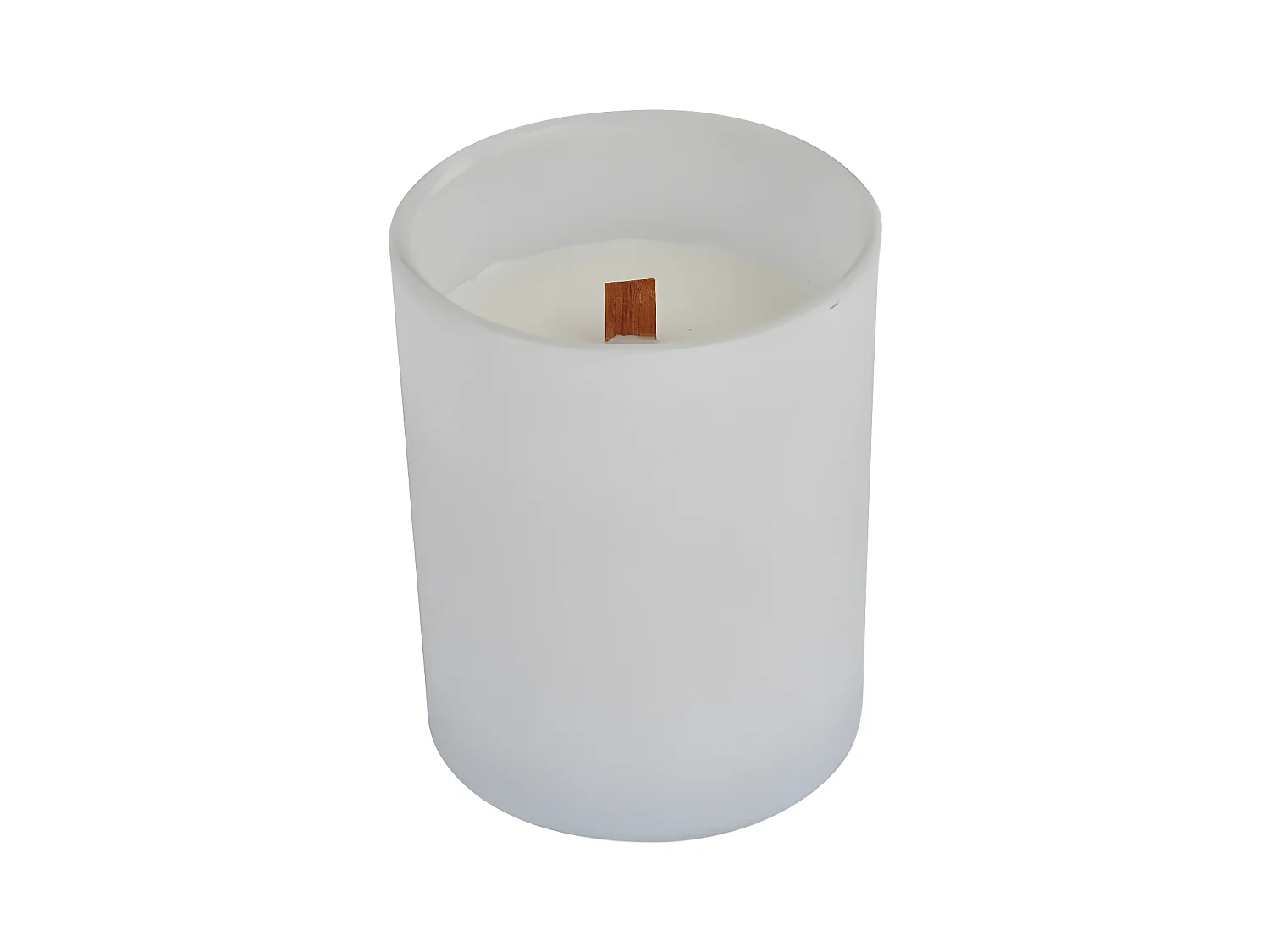 Bougie Parfumée 1 Mèche "Opium" 9cm Blanc