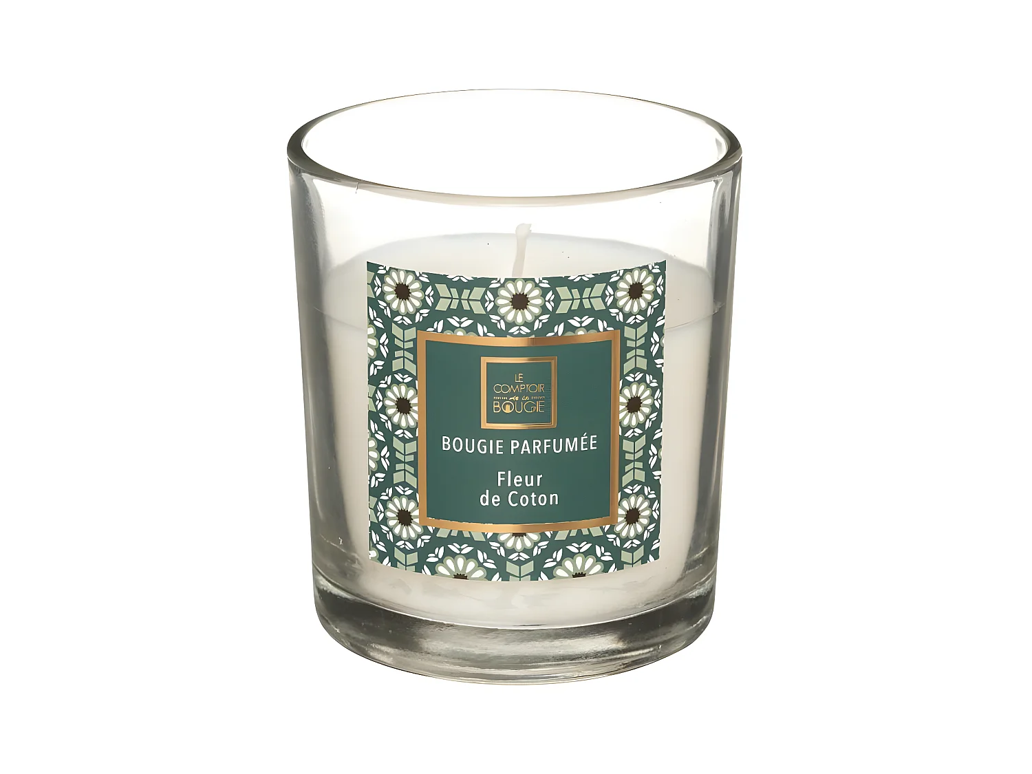 Bougie Parfumée en Verre "Neda" 8cm Fleur de Coton