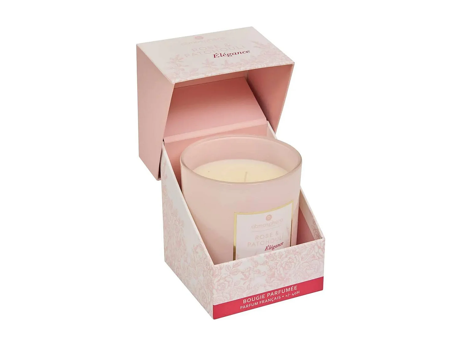 Bougie Parfumée "Mael" 190g Rose & Patchouli