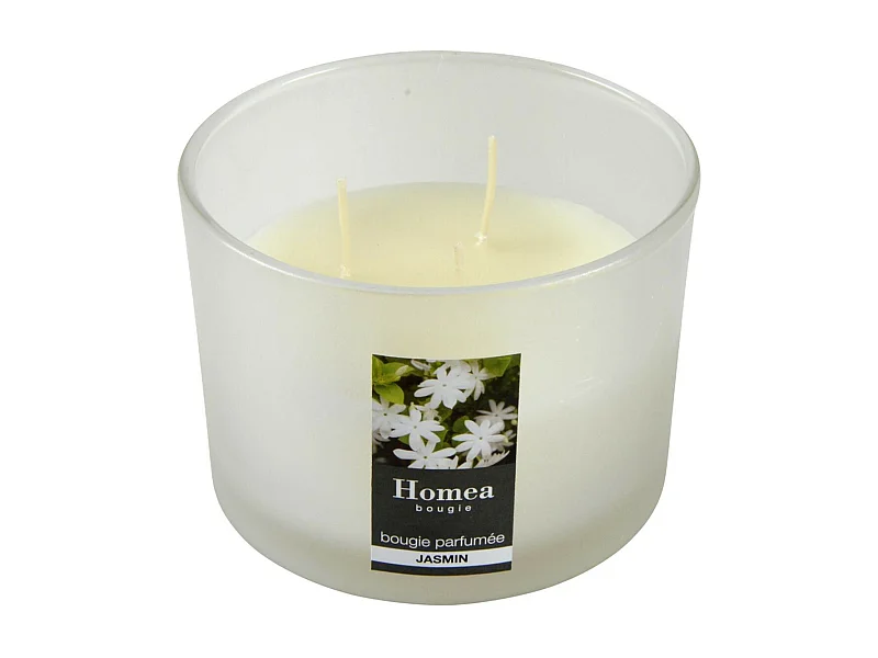 Bougie Verrine Parfumée "Essentiel" 11cm Jasmin