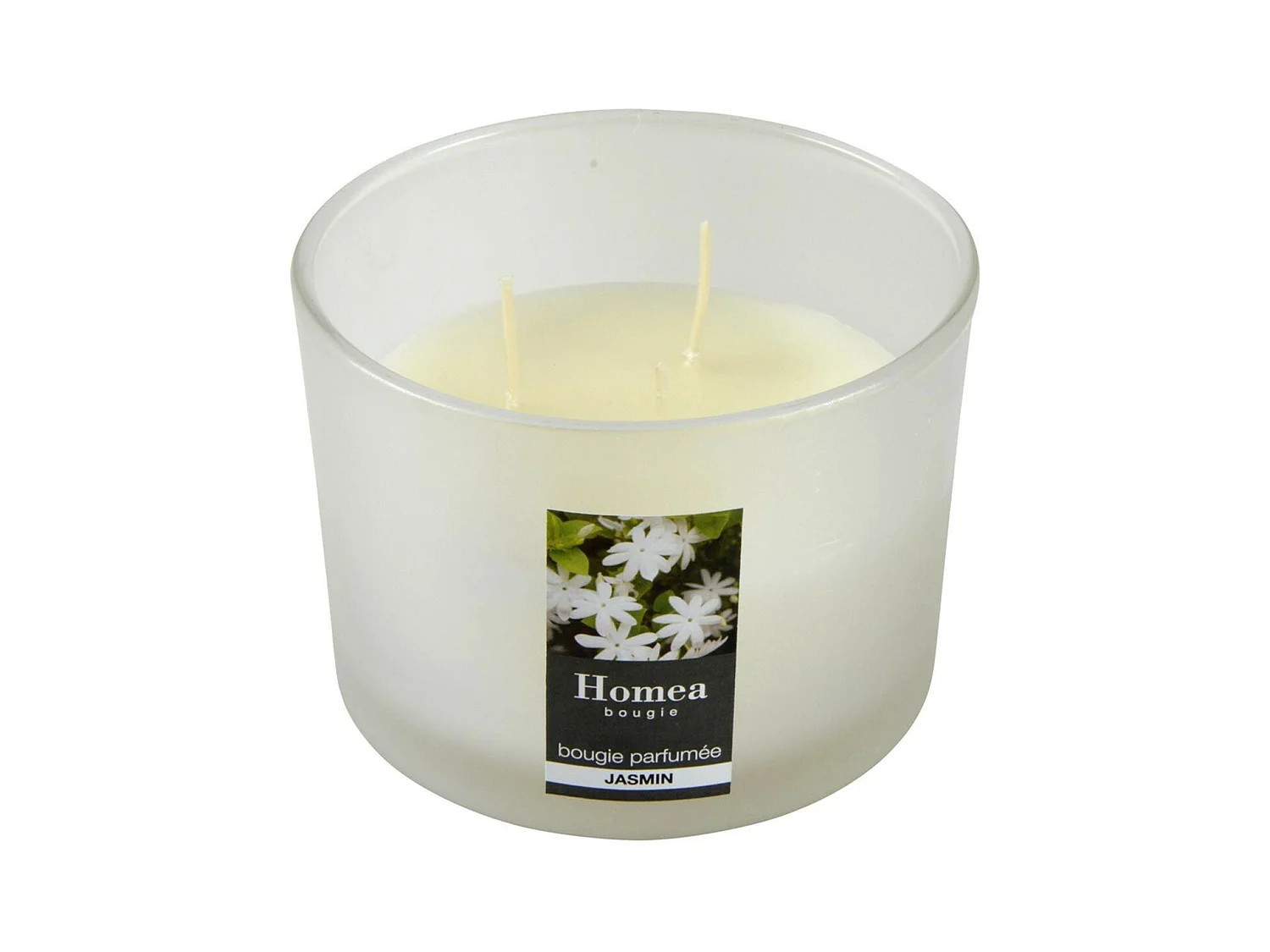 Bougie Verrine Parfumée "Essentiel" 11cm Jasmin