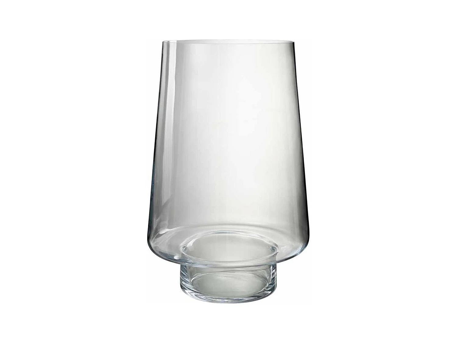 Photophore Design en Verre "Oli" 56cm Transparent