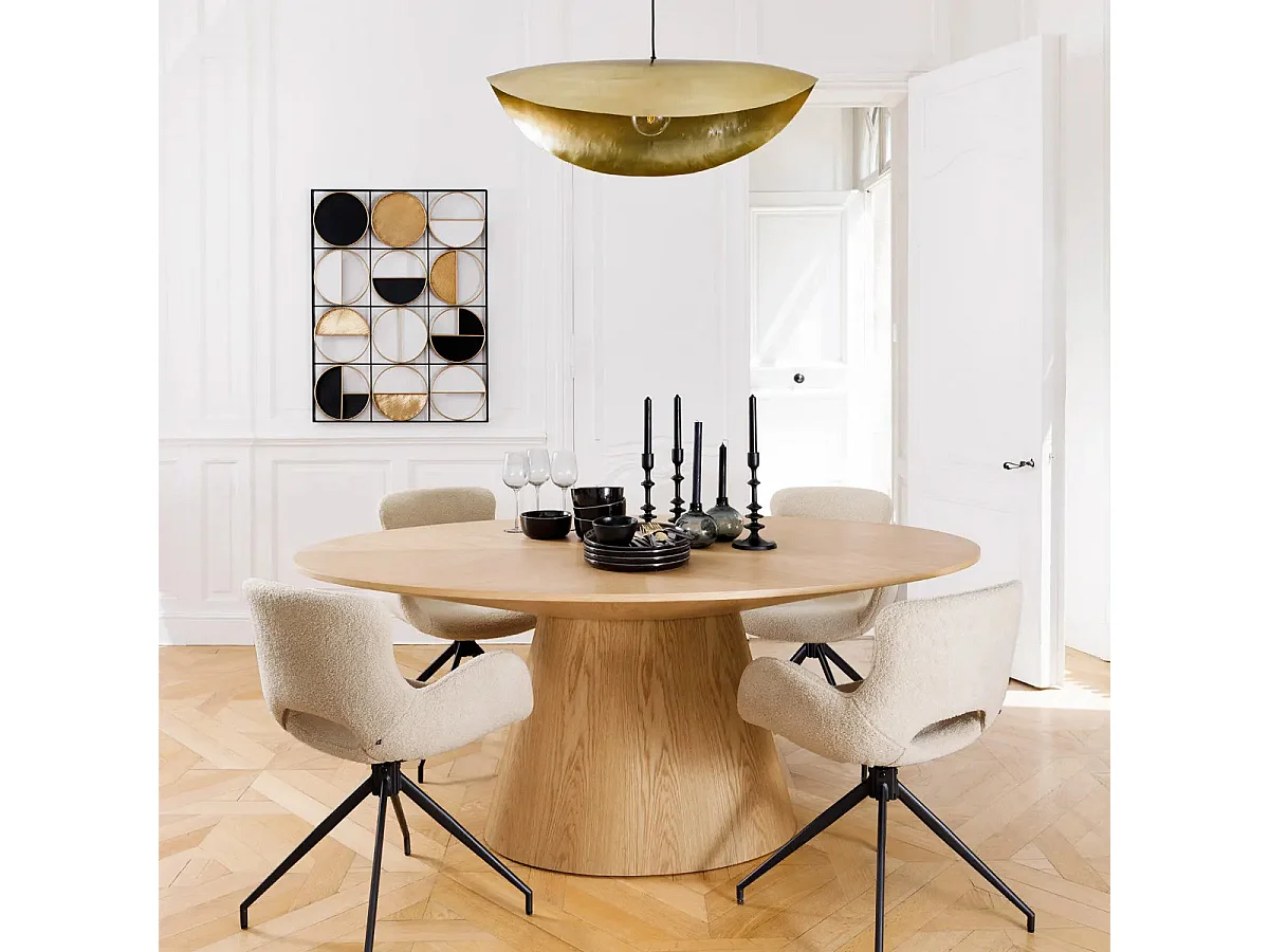 Chandelier en Métal "Living" 26cm Noir