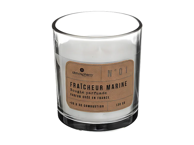 Bougie Parfumée "Sozio" 7cm Fraîcheur Marine