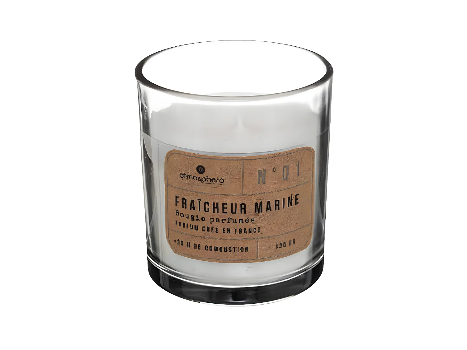 Bougie Parfumée "Sozio" 7cm Fraîcheur Marine