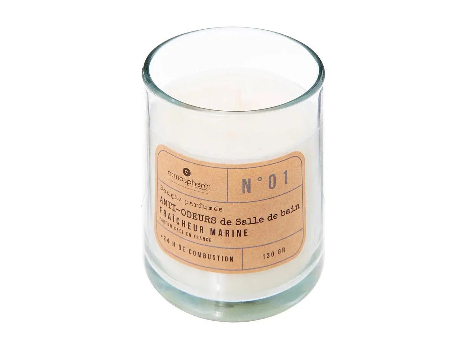 Bougie Parfumée "Sozio" 7cm Fraîcheur Marine