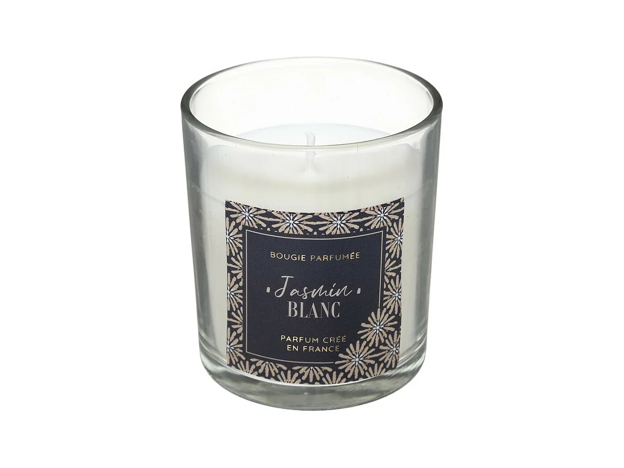 Bougie Parfumée Cloche "Loli" 130g Jasmin Blanc