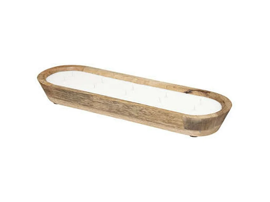 Bougie Parfumée en Bois "Paola" 900g Douceur de Lin