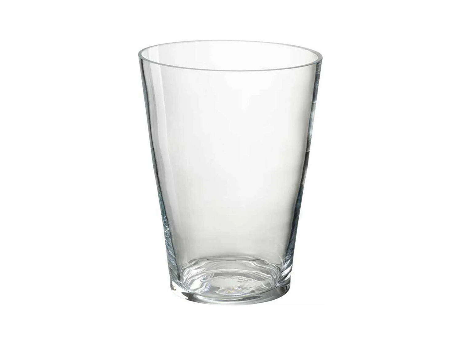 Bougeoir en Verre "Conish" 26cm Transparent