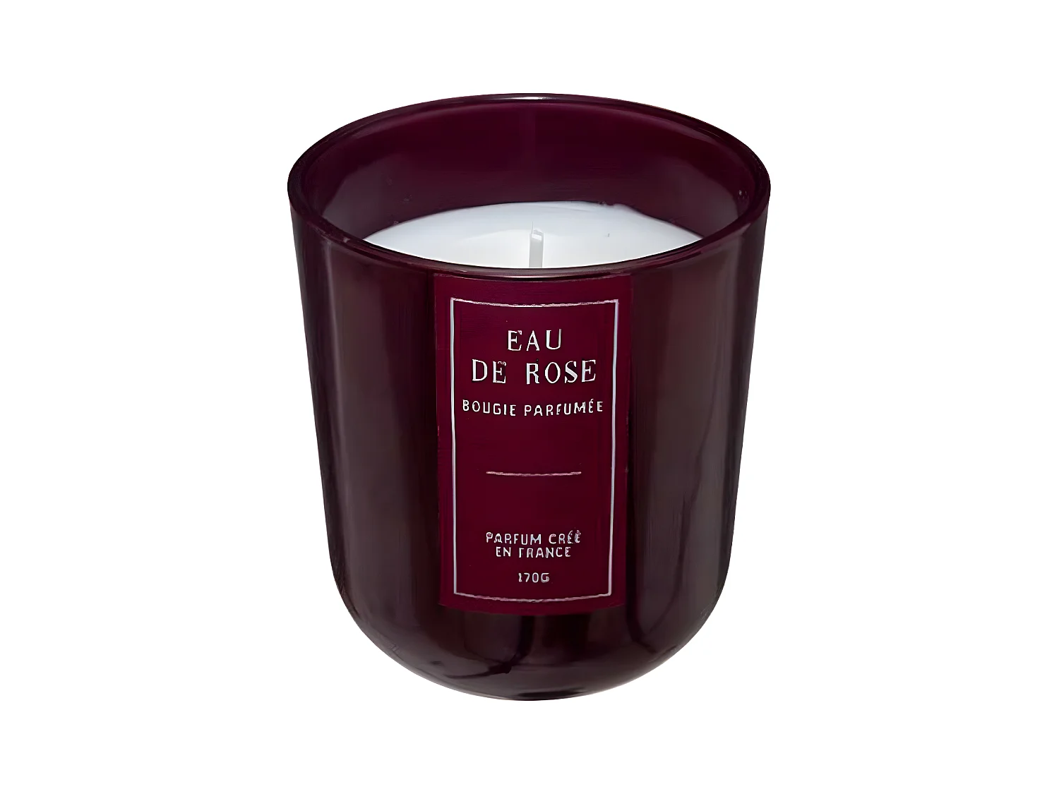 Bougie Parfumée "Sili" 170g Eau de Rose