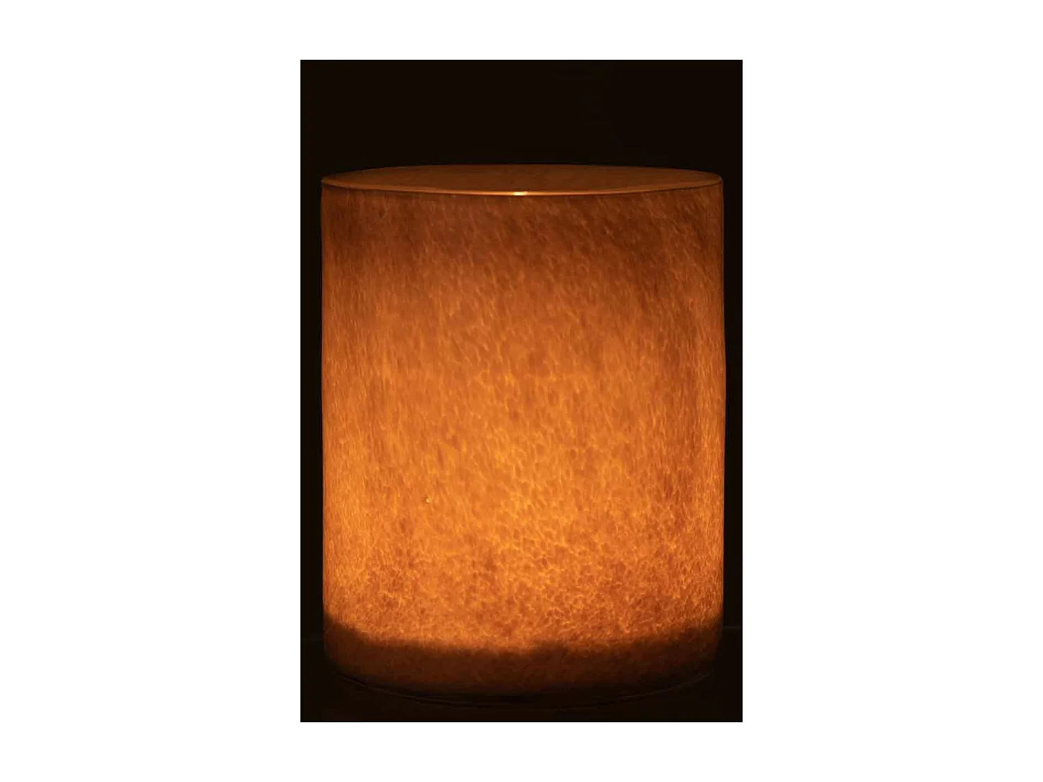 Photophore Design en Verre "Jade" 18cm Mauve