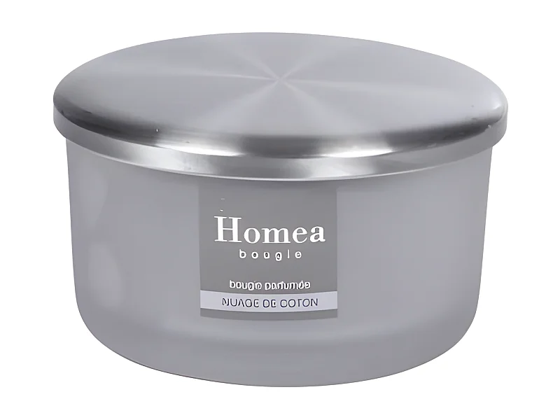 Bougie Parfumée Verrine "Tropical Fresh" 13cm Nuage de Coton