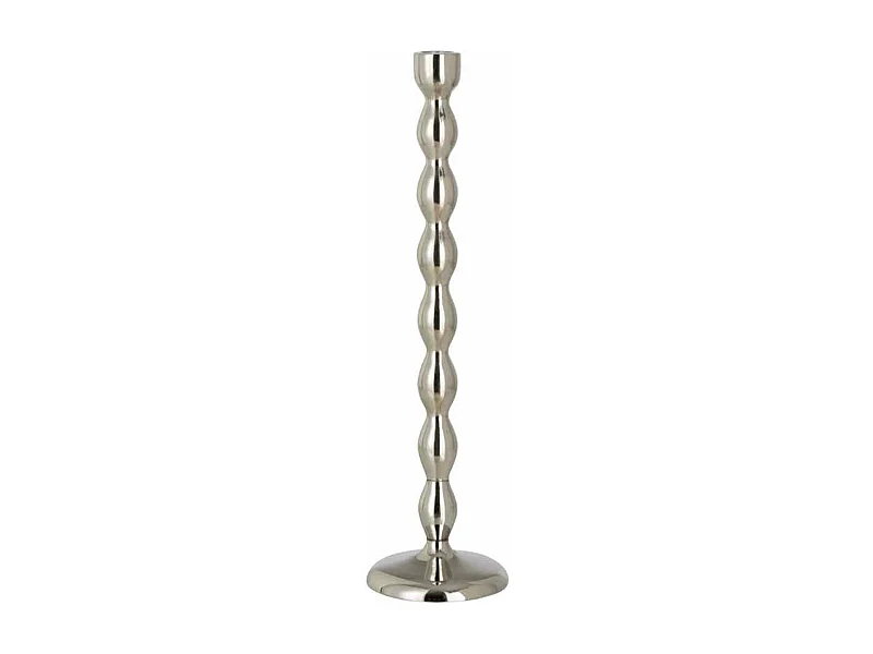 Chandelier Design "Sphères Brillantes" 40cm Argent