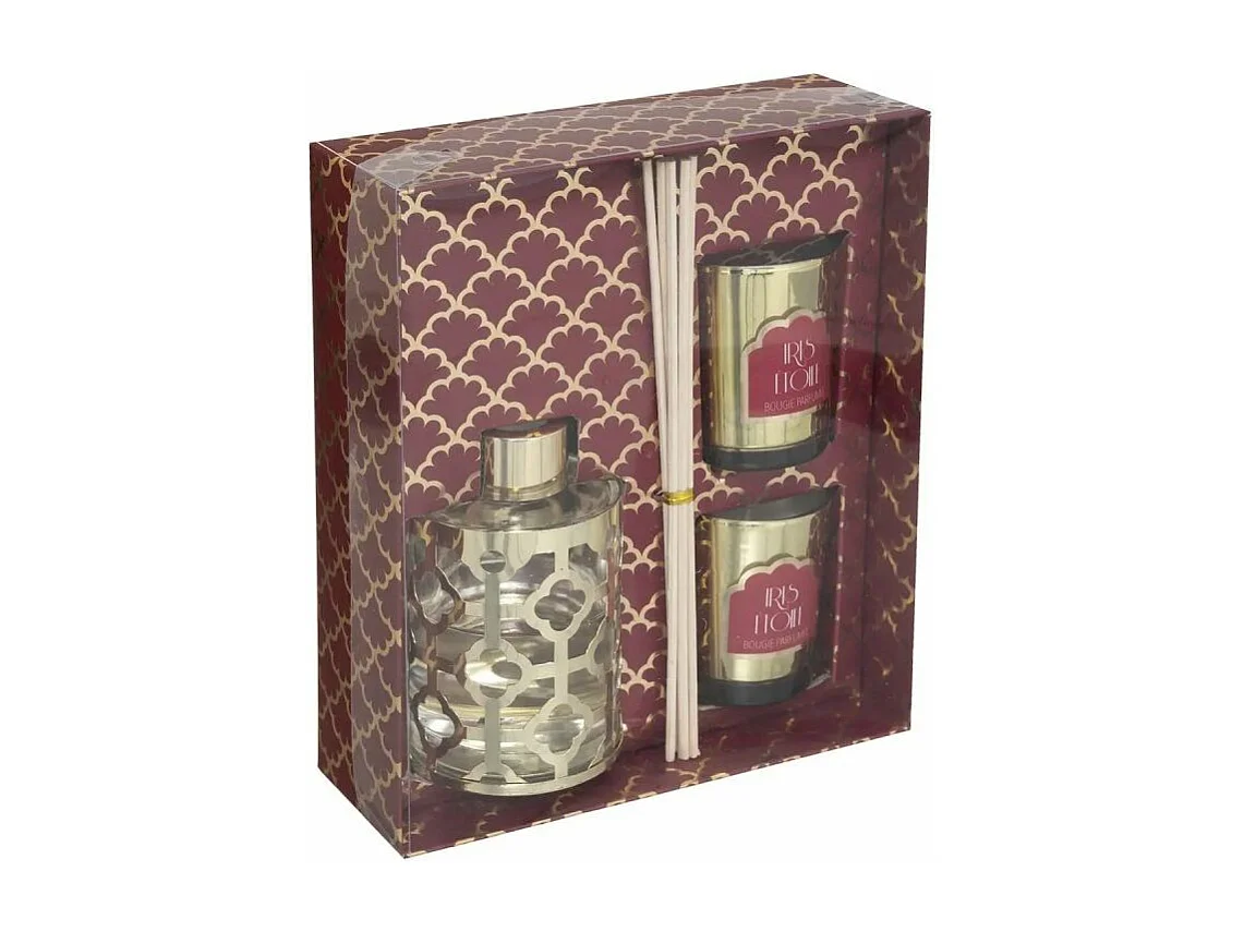 Coffret Parfumé "Nouvelle Orléans" 100ml Or & Rouge