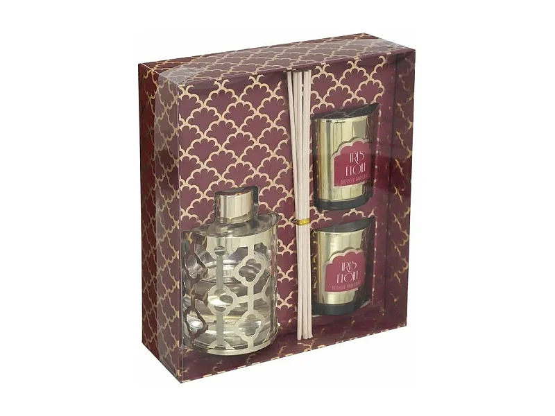 Coffret Parfumé "Nouvelle Orléans" 100ml Or & Rouge