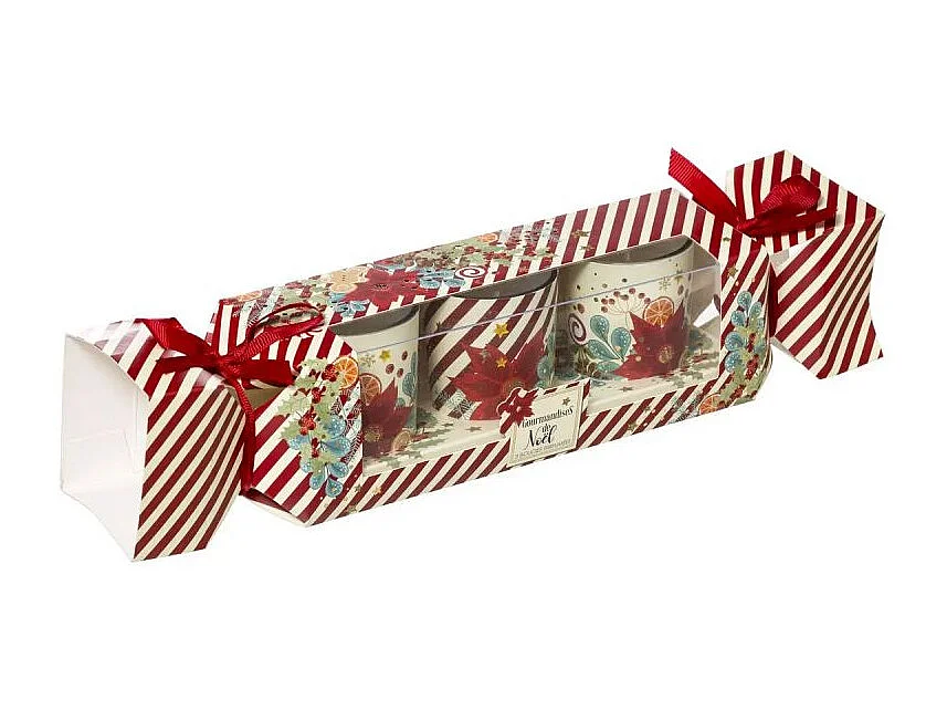 Lot de 3 Bougies Parfumées "Vintage" 45g La Fête des Délices