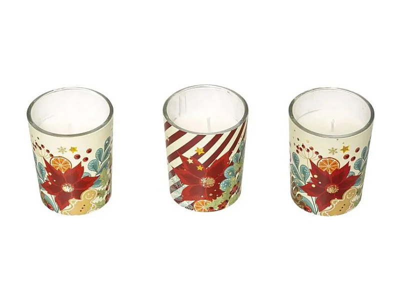 Lot de 3 Bougies Parfumées "Vintage" 45g La Fête des Délices