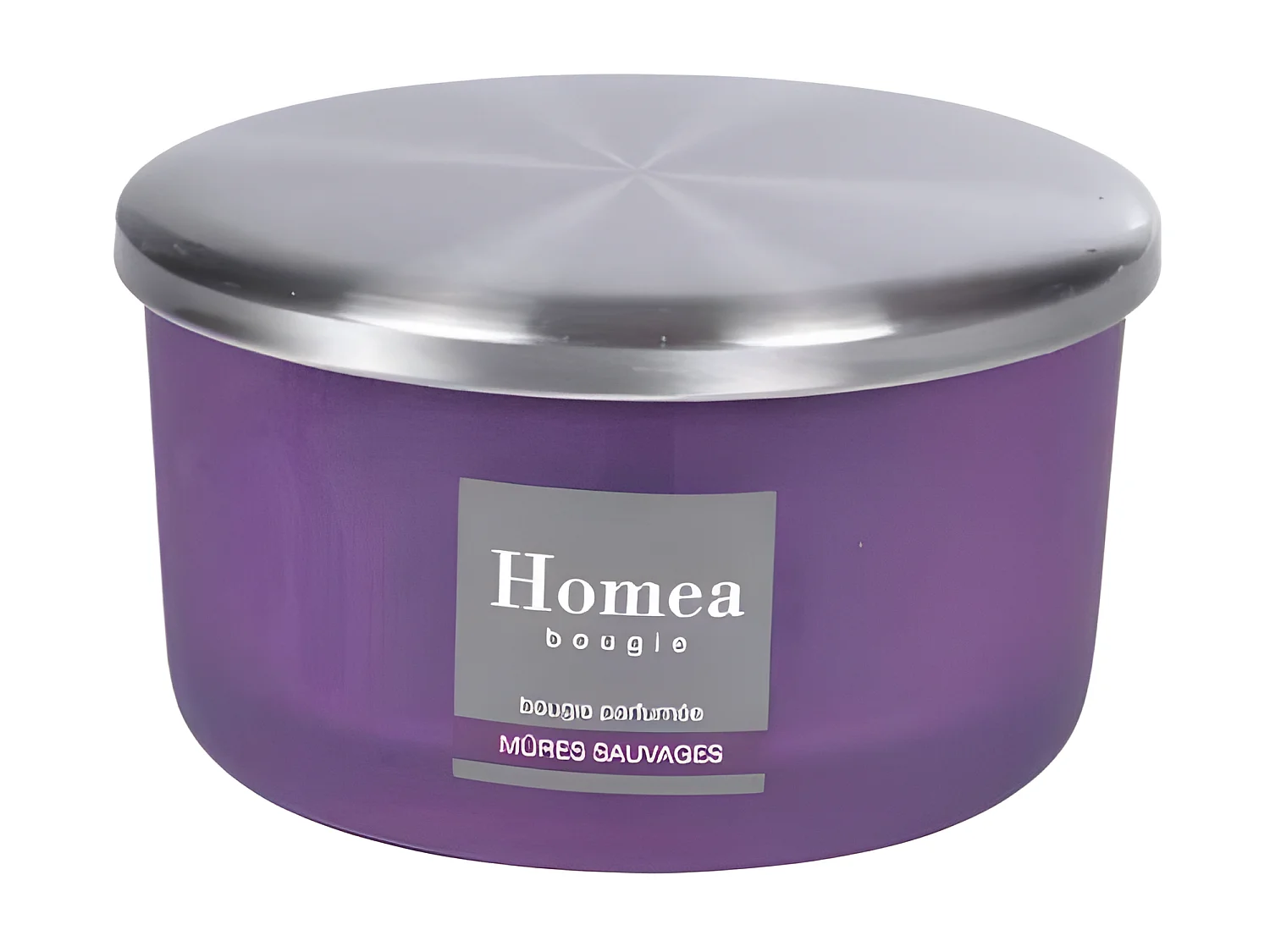 Bougie Parfumée Verrine "Tropical Fresh" 13cm Mûres Sauvages