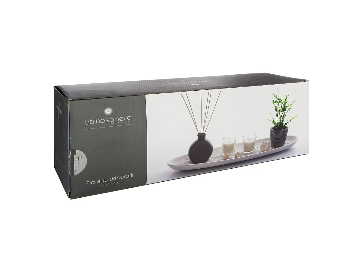 Coffret Senteur Zen "Ylang" 52cm Blanc