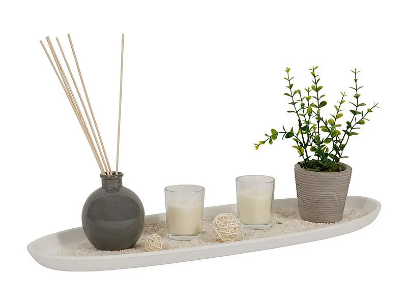 Coffret Senteur Zen "Ylang" 52cm Blanc