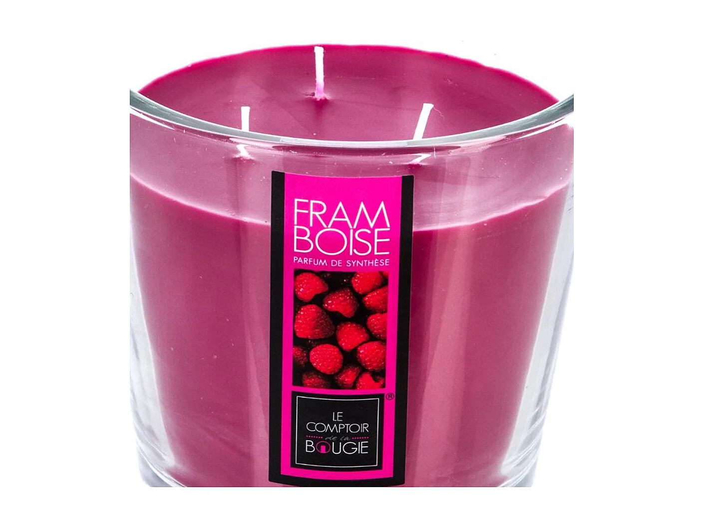 Bougie Parfumée "Nina" 500g Framboise