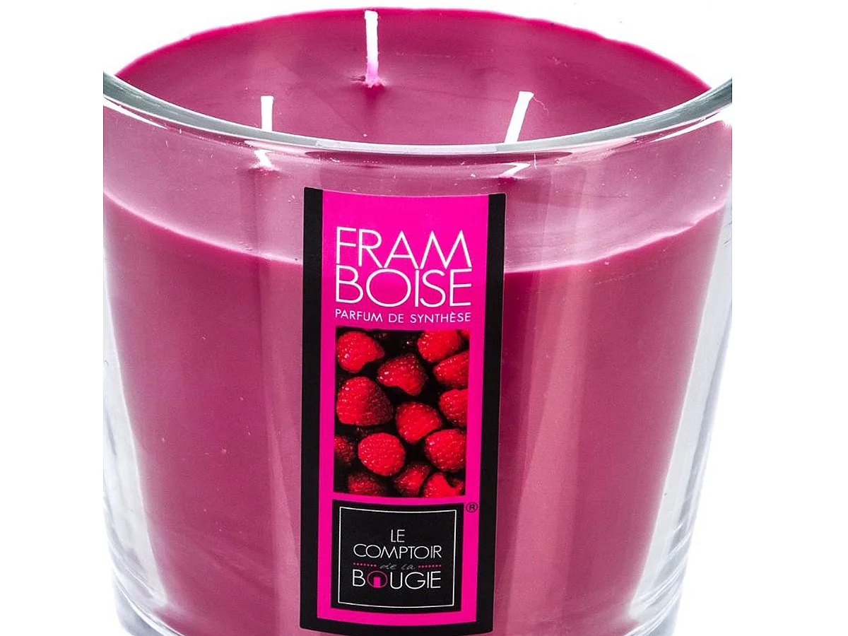 Bougie Parfumée "Nina" 500g Framboise
