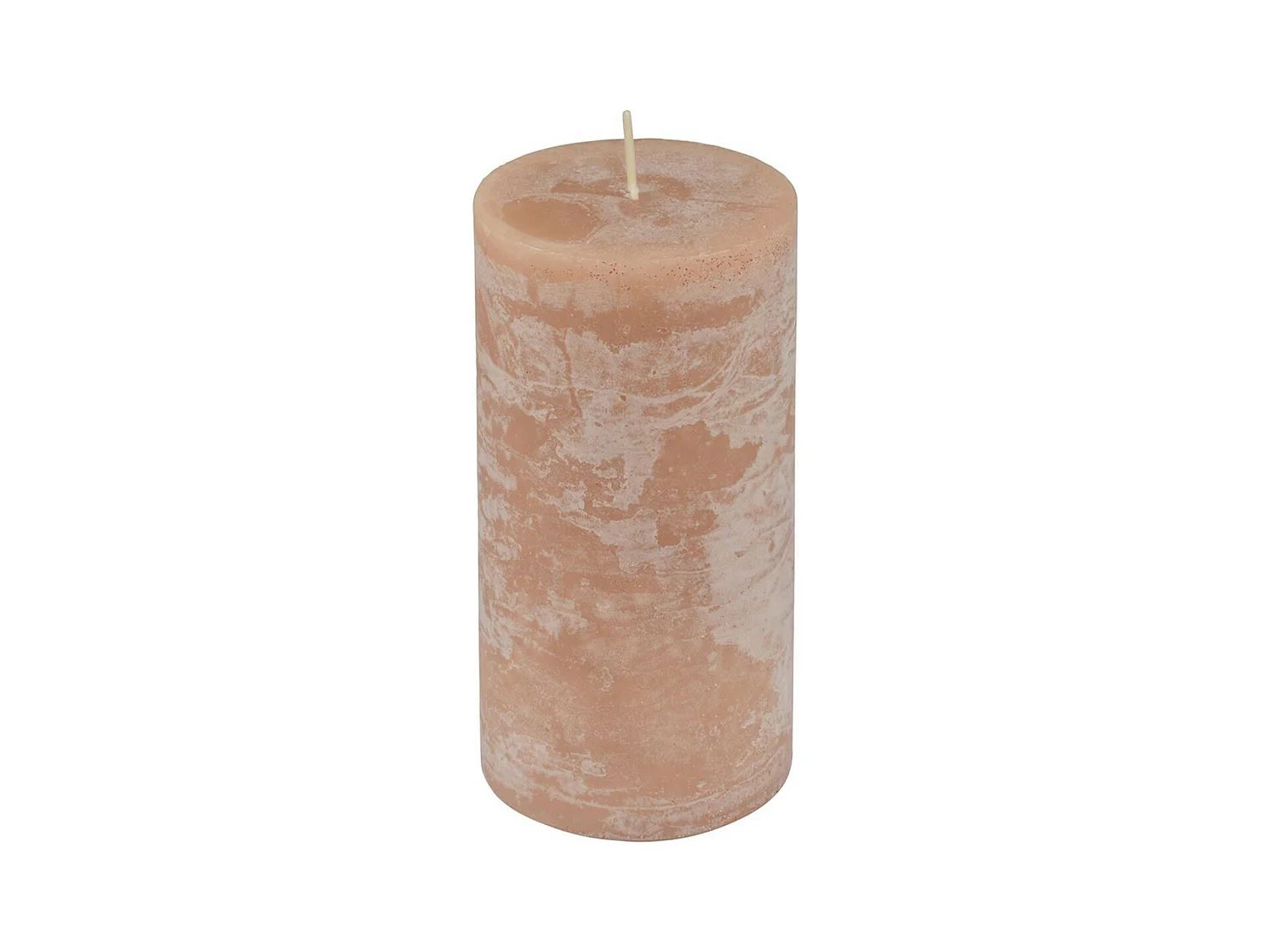 Bougie Pilier Déco "Rustique" 13cm Taupe